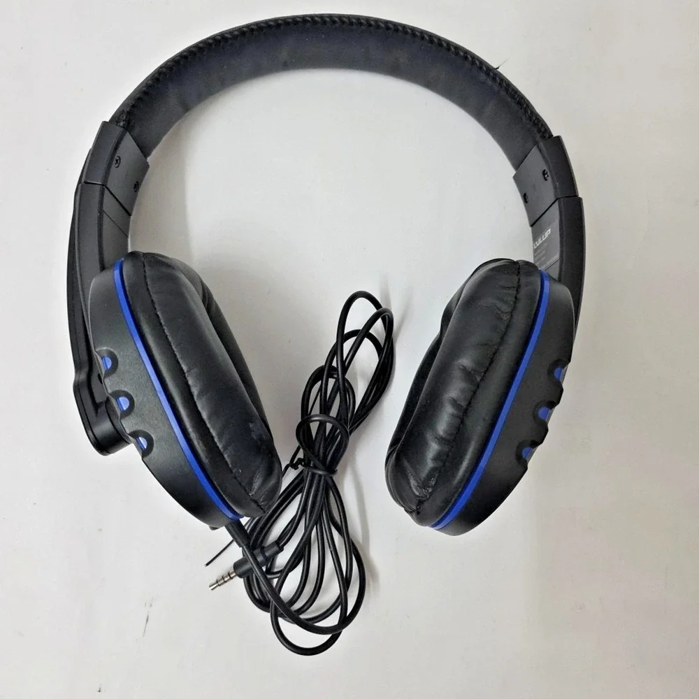 LVLUP Wired Stereo Gaming Headset w/ Mic 3.5mm PS4 PS5 Xbox Switch PC Black